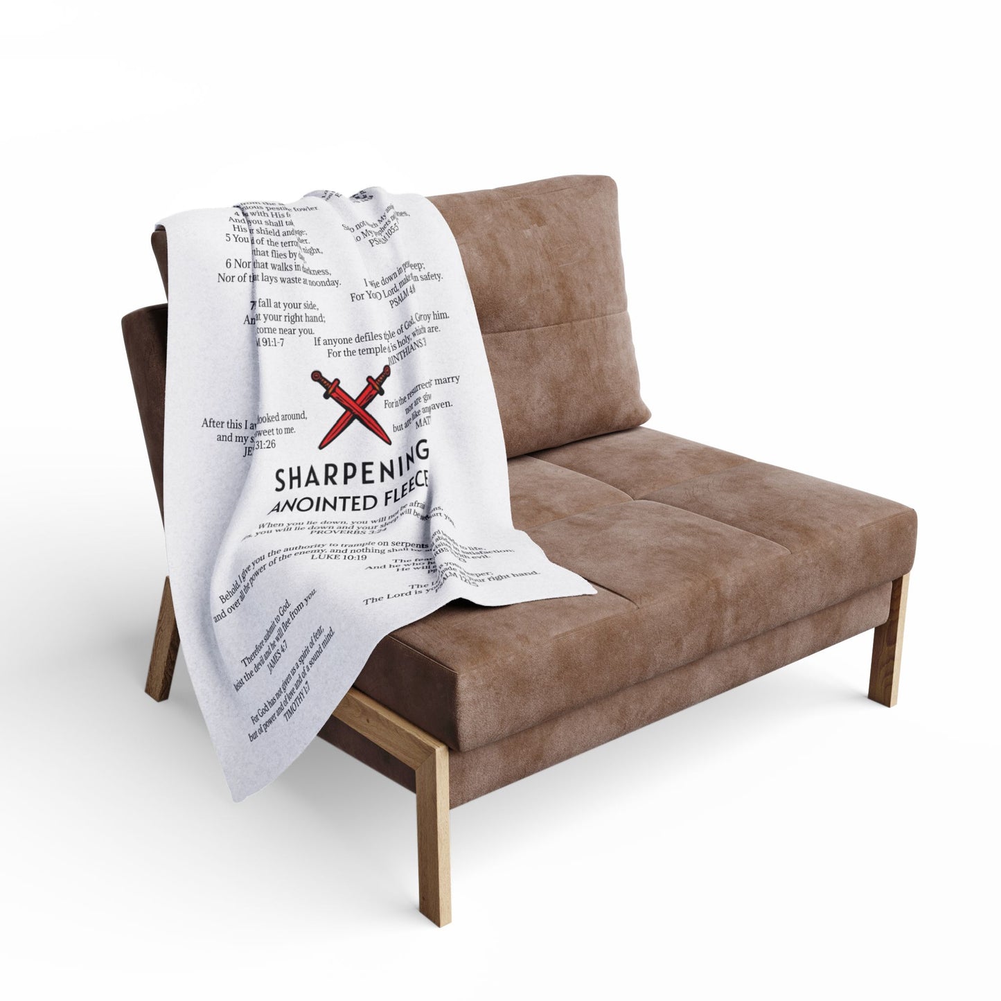 Sharpening Anointed Fleece Blanket - Made For The Secret Place